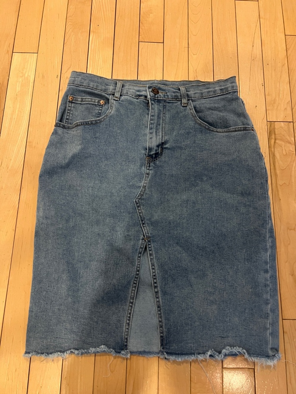 Happily Grey Size 5 Jean Skirt